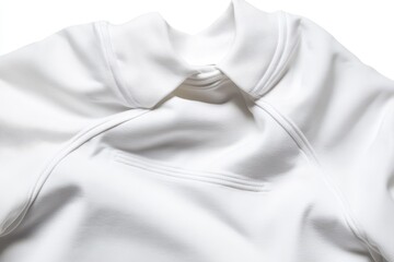 White garment, detail of collar and neckline