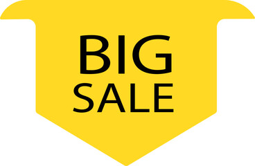Sale price tag product badges Stickers Labels Tags Ribbons icon in Flat. big Seller isolated on transparent background