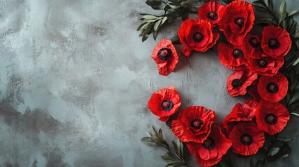 ANZAC Reflection: Poppies Bloom as Soldiers Stand in Silent Tribute