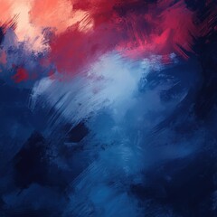 Abstract colorful brushstrokes