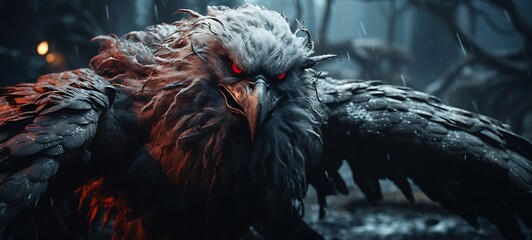 epic Tengu battle, ai generative