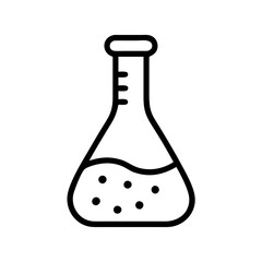 Laboratory Flask for Science Education Chemistry and Experiment Design