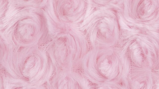 Pink soft fluffy swirl material background zoom out