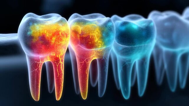 holographic teeth analyze problem pain technology