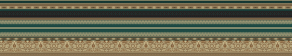 Beautiful Mughal art textile design pattern with beautiful colours for digital print	