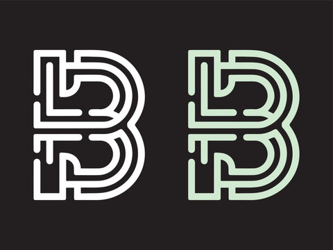 Set of modern vector logos and icons including abstract shapes, business branding symbols, letter designs, creative illustrations, minimal graphic elements and colorful trendy flat style icons.