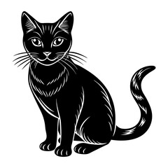 Download Cat  Silhouette Vector Art And Illustration  Svg File For Design.