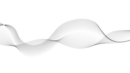 Technology and business wave lines on transparent background. Frequency sound wave, twisted curve lines with blend effect.