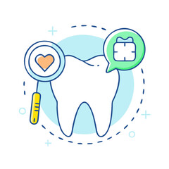 dental  icon, dental  vector illustration-simple illustration of dental , perfect for dental  logos and icons