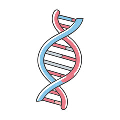 dna helix  icon, dna helix  vector illustration-simple illustration of dna helix , perfect for dna helix  logos and icons