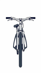 Naklejka premium bicycle vector illustration