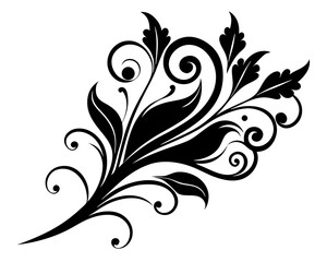 Flourish Vector & SVG | Elegant Decorative Vector for Invitations, Monograms, Frames & Ornamental Design