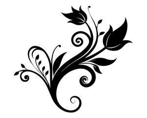Flourish Vector & SVG | Elegant Decorative Vector for Invitations, Monograms, Frames & Ornamental Design