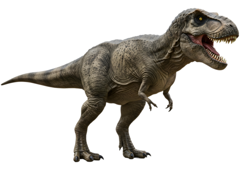 T-rex, Tyrannosaurus Rex, on transparent background