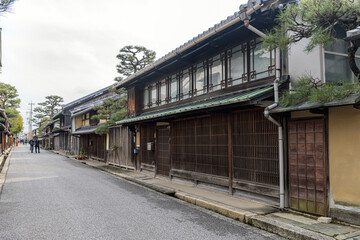Obraz premium 滋賀 近江八幡市八幡の町並み