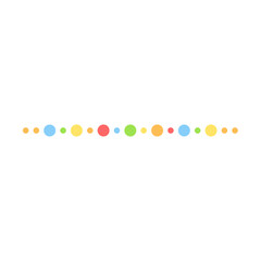Abstract colorful border. Vector design elements 