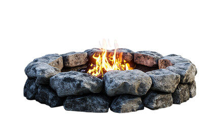 Outdoor fire pit ideas backyard stone firepit design inspiration for cozy evenings and gatherings design on transparent background