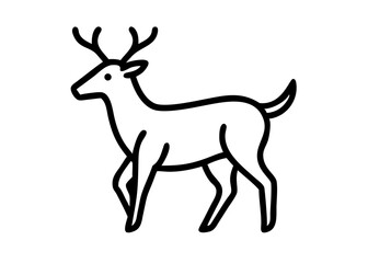 Obraz premium deer. animal icon