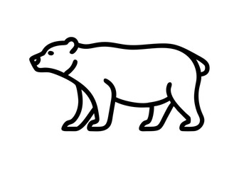 brown bear animal icon