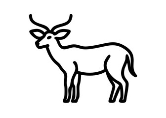 kudu  animal icon