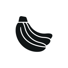Banana icon represents tropical fruit, healthy snacking, and natural energy for everyday nutrition.