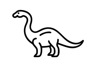 diplodocus . dinosaur icon