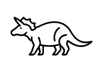 Fototapeta premium centrosaurus . dinosaur icon