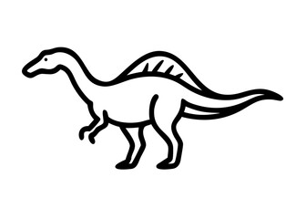 Fototapeta premium spinosaurus. dinosaur icon