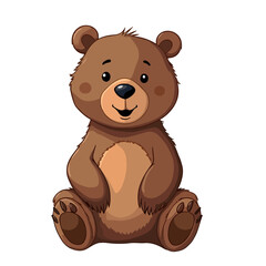 Obraz premium animal bear vector illustration, cartoon illustration