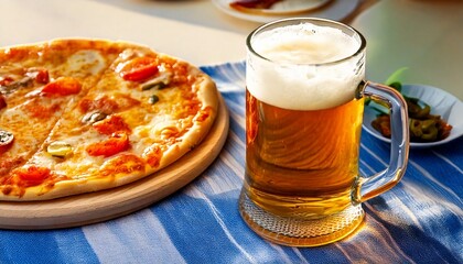 美しいビール、生ビールのあるパーティー