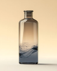 Moody Glass Bottles Artistry Unique Handcrafted Vases for Cozy Ambiance  Moody Decorative Bottles for Home Bar or Coffee Table Display