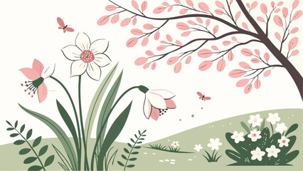 spring floral background