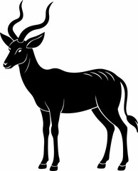 silhouette of a deer