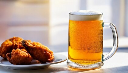 おいしそうな生ビールジョッキ