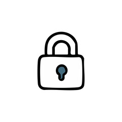 vector illustration of Security symbol some shapes	
