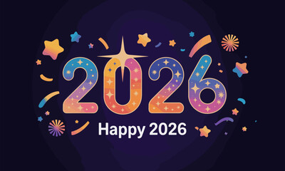 2026, new year evening, new year poster, new year banner, holiday, new, year, sign, celebration, neon, new year, night, eve, light, happy, card, party, decoration, winter, city, sky, christmas, firewo