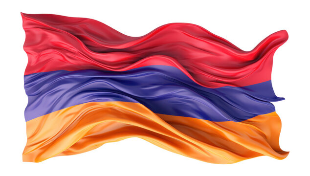 PNG Armenia flag armenia waving.
