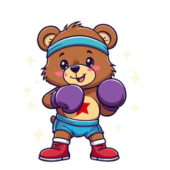 Fototapeta premium animal bear vector illustration, cartoon illustration