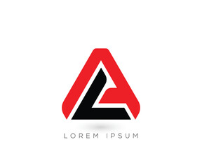 AC Initial logo design template