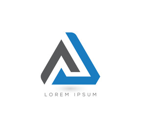 AA Initial logo design template
