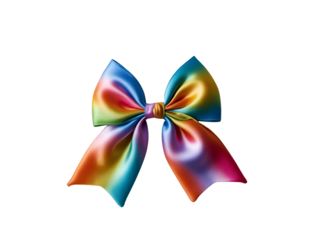 Festive red and white striped bow. Ideal for holiday decorations, gift embellishments, patriotic themes, and cheerful designs against or on transparent PNG background.

