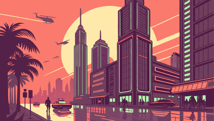 Obraz premium new york city skyline