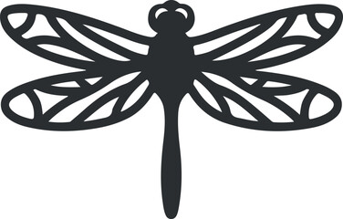 Dragonfly Silhouette Vector Illustration Isolated on White Background

plaintext
Copy
Edit