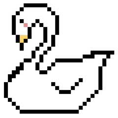 Pixel Art style illustration of animals