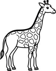 giraffe vector illustration