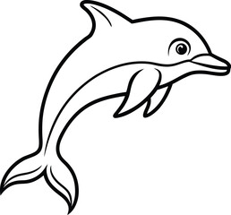 Fototapeta premium vector illustration of cartoon fish