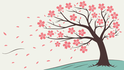 Fototapeta premium tree with hearts