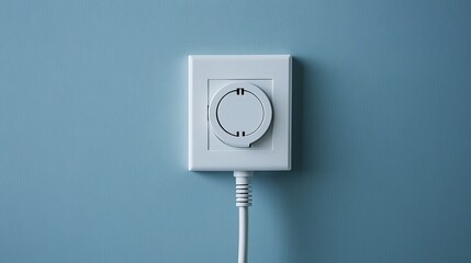 Electrician installing a power outlet in a home. Featuring precision and safety