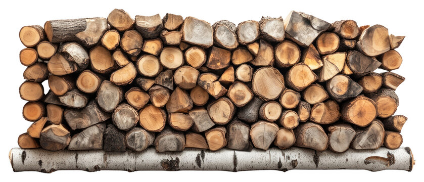 PNG Firewood pile firewood decoration natural.
