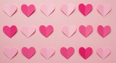 Pink Heart Symphony AI Generated